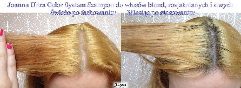 Joanna szampon rewitalizujący kolor efekty na blond włosy bez żółtego tonu