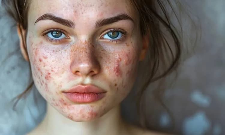 Jak skutecznie pozbyć się pryszcza między brwiami i uniknąć blizn