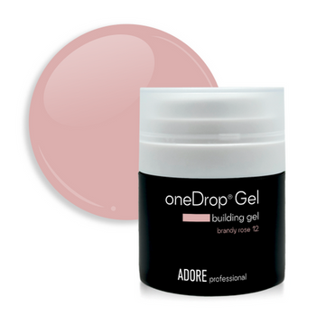 Adore One Drop Gel No.12 Brandy Rose - nail extension gel, 30 g