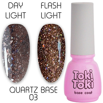 Hybrid reflective base Flash Effect Toki Toki Quartz Base 03 brown 5ml