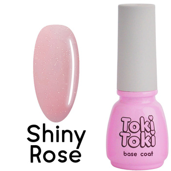 Camouflage nail base Toki Toki Cover Base 04 pink with glitter 5ml