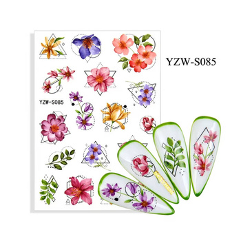 Self-adhesive nail stickers flowers YZW-S085