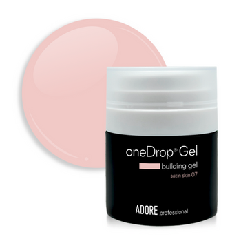 Adore One Drop Gel No.07 Satin Skin - nail extension gel, 30 g