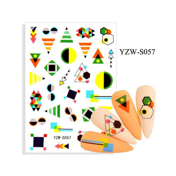 Self-adhesive nail stickers geometry YZW-S057