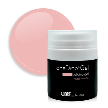 Adore One Drop Gel No.04 muted rose - nail extension gel, 30 g