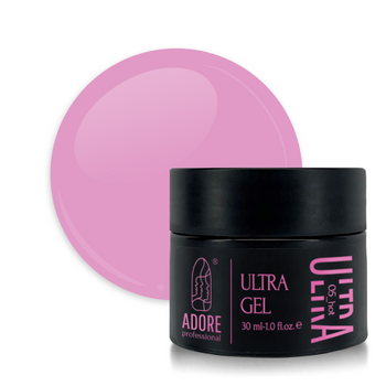 Colored nail modeling gel ADORE Ultra Gel №05– pink 30 ml