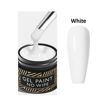 F.O.X Gel Paint No Wipe (White) hybrid 001 5 ml