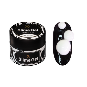 F.O.X Slime Gel (White) 3D for decorations 10 ml