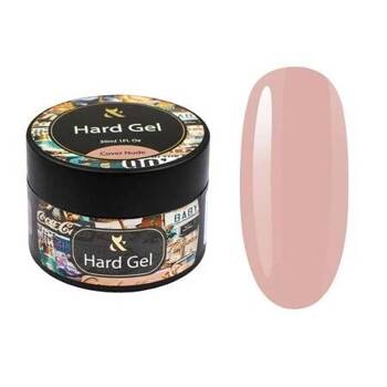 FOX Hard gel Cover Nude with the consistency of a nail base, 30 ml