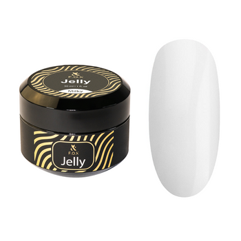 FOX Jelly Gel Milky  consistency for nails, 30 ml