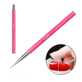 Folding Manicure / Nail Art Brush Thin Pink Liner 9mm