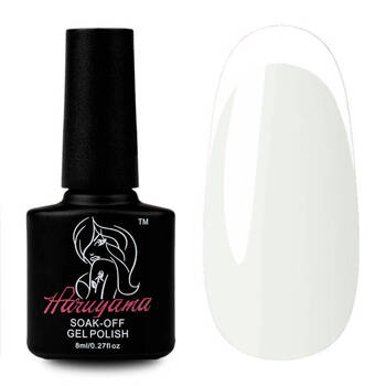 Gel Polish for French manicure, gray and milky semi-transparent Haruyama BF01 8ml