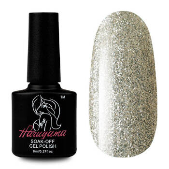 Gel Polish gold with glitter particles Haruyama 062 8ml