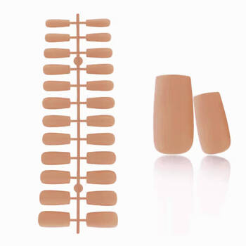 Gel tips for nail extension Square  Nude 240 pcs