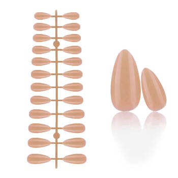 Gel tips for nail extension almond Nude 240 pcs