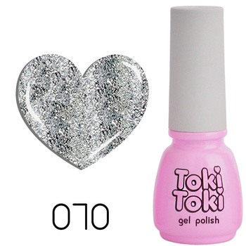 Hybrid nail Toki-Toki 70 silver liquid foil 5ml