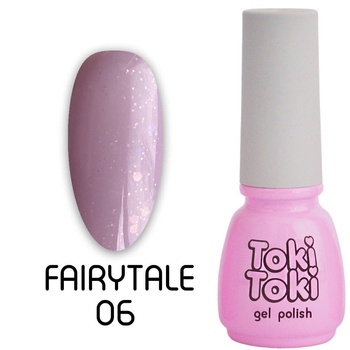 Hybrid nail Toki-Toki Fairytale FT06 purple with holographic glitter 5ml