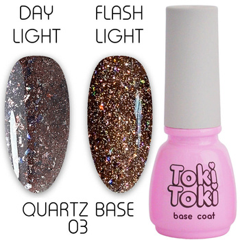 Hybrid reflective base Flash Effect Toki Toki Quartz Base 03 brown 5ml