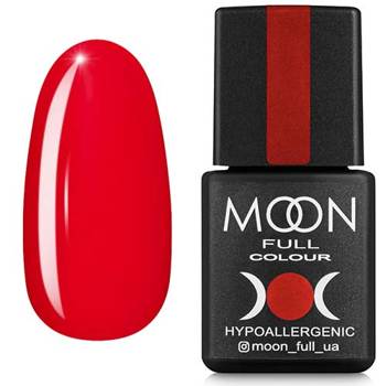 MOON FULL 128 nail polish coral red 8ml