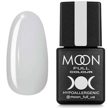 MOON FULL 202 nail polish white with glitter 8ml
