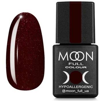 MOON FULL 317 nail polish chocolate cherry with glitter 8ml