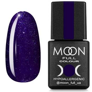 MOON FULL 318 nail polish purple with glitter 8ml