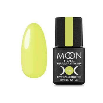 MOON FULL 443 nail polish bright yellow 8ml
