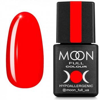 MOON FULL Neon 708 nail polish bright red 8ml