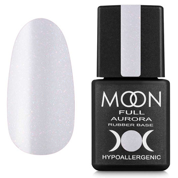 MOON Full Aurora Rubber Base 2008 color base, lilical with gloss, 8 ml