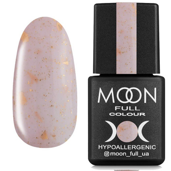 MOON Full Leaf 02 base, pale pink with gold flakes, 8 ml