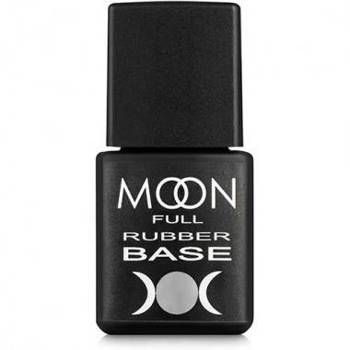 MOON Full Rubber Base hybrid nail base, transparent, 8 ml