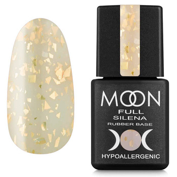 MOON Full Silena 2021 base, milky beige with gold flakes, 8 ml