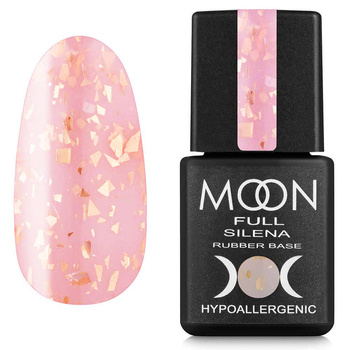 MOON Full Silena 2029 base, pastel pink with gold flakes, 8 ml