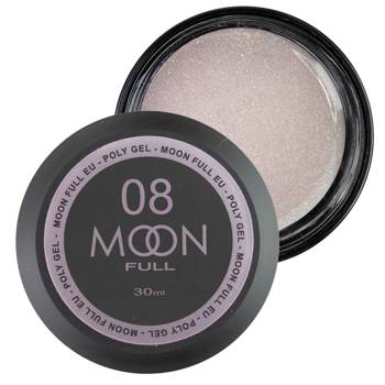 MOON Full acrylic gel for extensions 08 beige with glitter 30ml