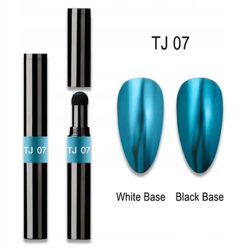 Mirror Effect nail powder in TJ07 Mint pen