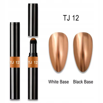 Mirror Effect nail powder in TJ12 Golden pen