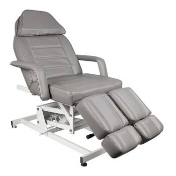 Professional electric pedicure bed / chair AZZURRO 673AS, gray (1 motor)