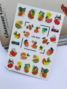 Self-adhesive nail stickers fruits YZW-S049