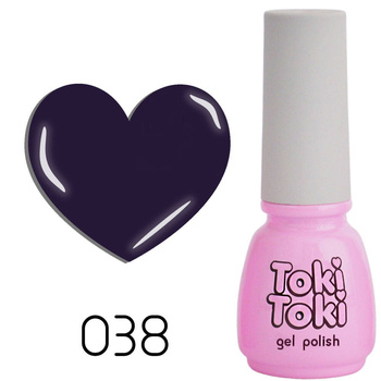 Toki-Toki 38 eggplant hybrid nail polish 5ml