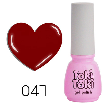 Toki-Toki 47 red hybrid nail polish 5ml