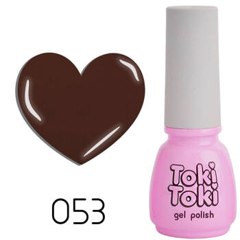 Toki-Toki 53 burgundy chocolate hybrid nail polish 5ml