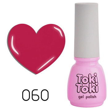 Toki-Toki 60 dark crimson hybrid nail polish 5ml