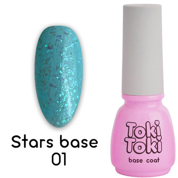 Toki-Toki Stars Base SB01 blue with foil flakes 5 ml