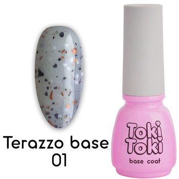 Toki-Toki Terazzo Base TR01 gray with foil flakes 5 ml