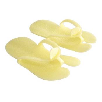 Yellow foam flip-flops, 10 pairs