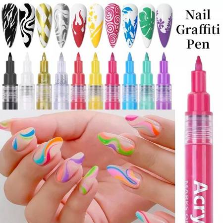 Acrylic marker / pen for nail art, Pink