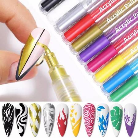 Acrylic marker / pen for nail art, Silver