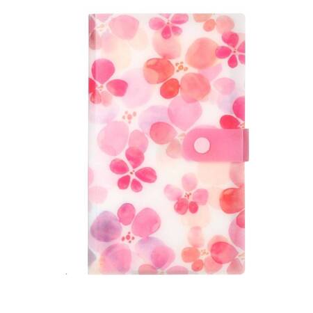 Album Organizer for Nail Stickers 20 Sheets 120 Windows Pink