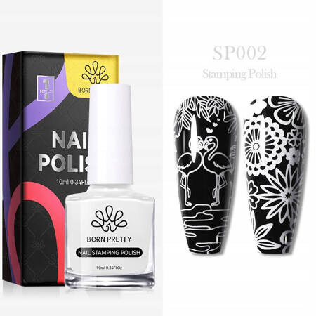 Born Pretty SP0202 stamping varnish white 10 ml