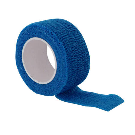 Cohesive self-adhesive elastic bandage blue 2.5cm x 4.5m No. 3